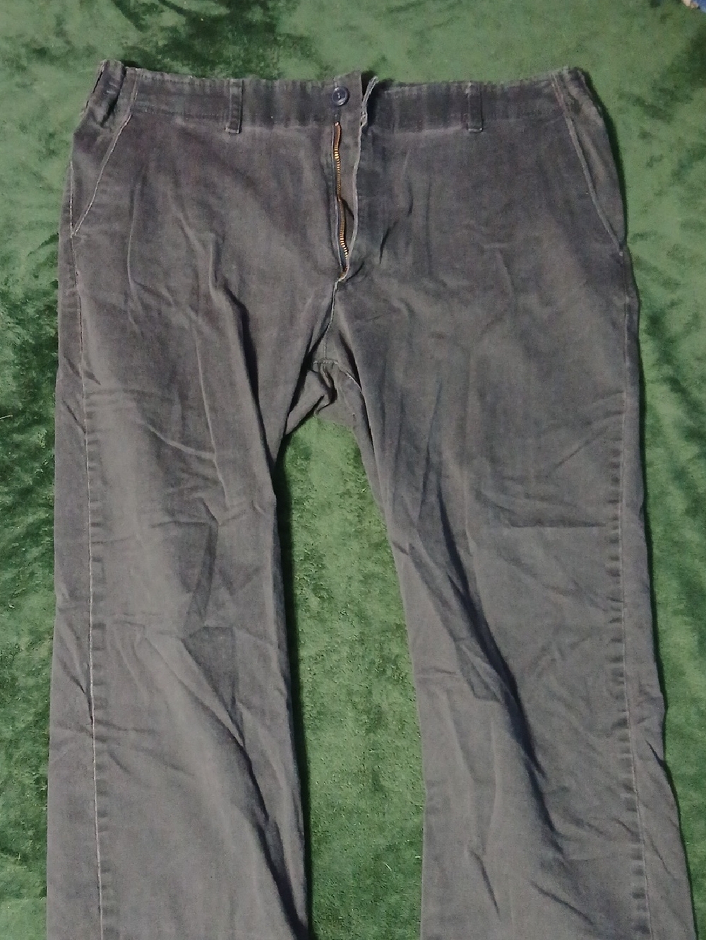 Lee Men's Gray Straight-Leg Chinos
